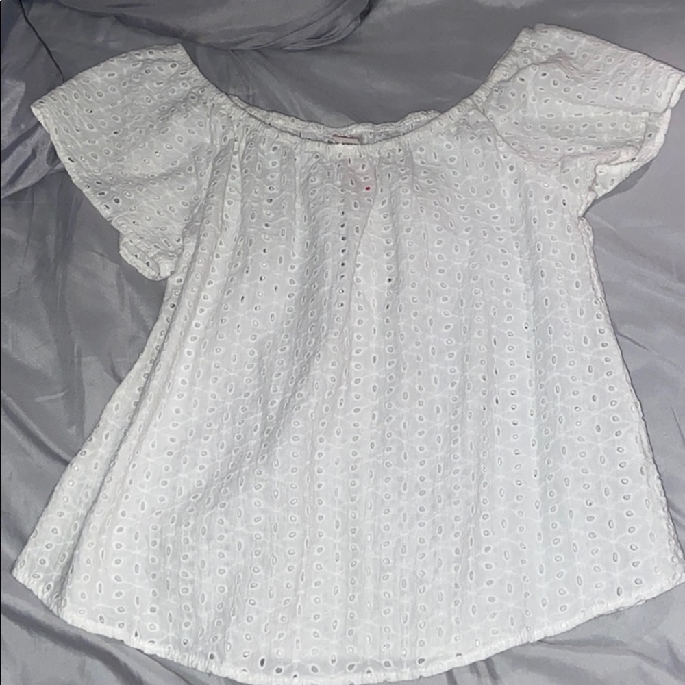 off the shoulder shirt